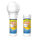 Kit Flutuador Bola Penta 7 Tabletes Cloro Piscina + 1 Refil