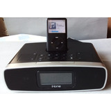 Reproductor De Audio ParaiPod/iPhone Con Radio Am/fm/reloj