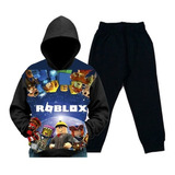 Conjunto Calça E Blusa Moletom Roblox Games