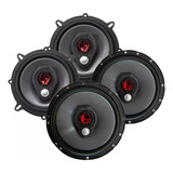 Kit 4 Alto Falantes Vw Gol G7 Bomber Bbr 6+5 Pol 200w Rms