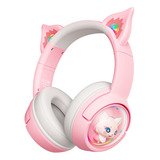 Onitoon Auriculares Bluetooth De Orejas De Gato Para Niños.