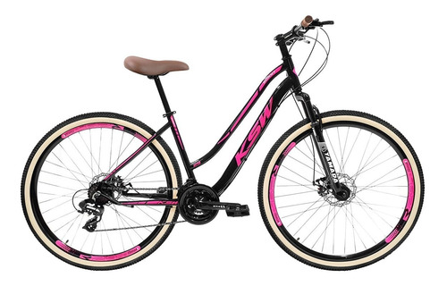 Bike Feminina 29 Ksw Sunny 27v Shimano F. Hidráulico E Trava