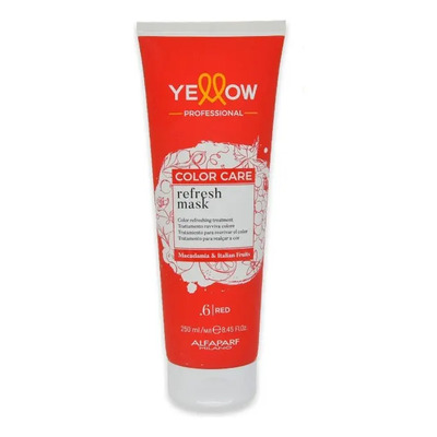 Máscara Color Care Pigmento Refrescante 250ml Alfaparf Yellow Tom .6 Rojo | Meses sin interés