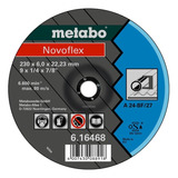 Disco De Desbaste 230 X 6 Mm Metales Metabo Para Amoladora Color Negro