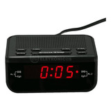 Rádio Relógio Alarme Despertador Digital Am/fm De Mesa