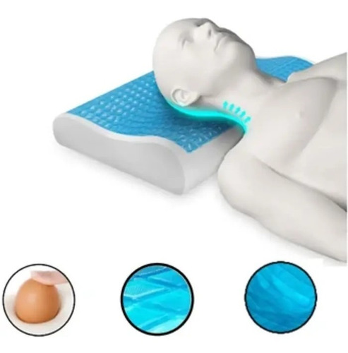 Almohada De Gel Ortopédica Cool Pillow Restform + Obsequio 