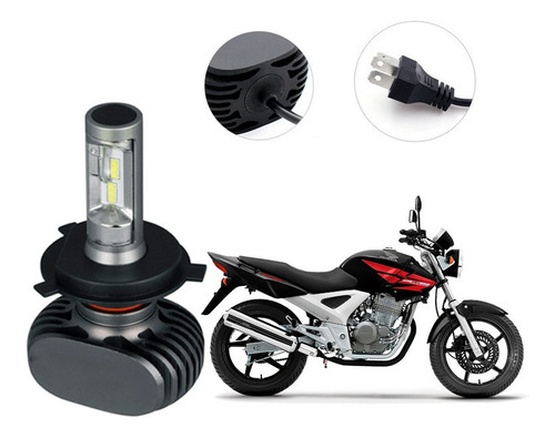 Lâmpada Ultra Led Farol Moto Honda Cbx 250 Twister 2018 2019