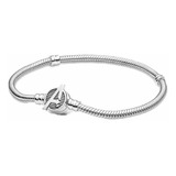 Brazalete Plata Pandora Con Broche Avengers De Marvel 16cm