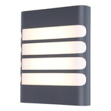 5220-led/gf Luminario Para Muro, Marca Calux Color Grafito