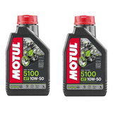 Aceite Semisintetico Motul 5100 10w50 Pulsar Motos 2 Litros 