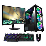 Torre Gamer Ryzen 5 5600g 16gb 3200 Mhz, 512gbb Ssd Fdh 22''