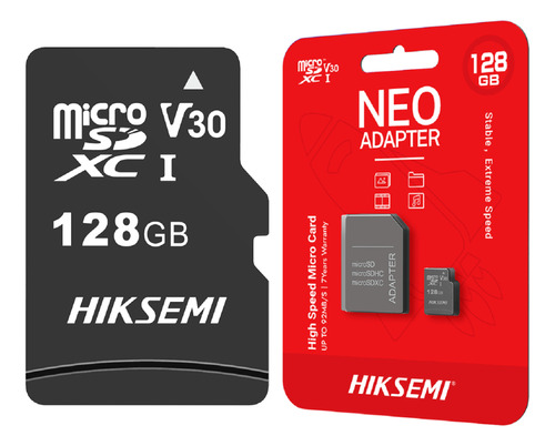 Cartão De Memória Hiksemi Neo Micro Sdhc/ Sdxc 40 Mb/s 128gb