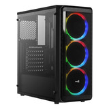 Gabinete Gamer Aerocool Si-5200 Rgb Mid Tower 3 Fan Rgb