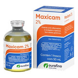 Maxicam 2% Anti-inflamatório E AnaLGésico 50 Ml - Ouro Fino
