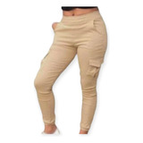 Pantalon Jogger Cargo Bengalina De Mujer Varios Colores