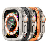 3pc Mica Cristal Templado Titanio Para Apple Watch Ultra 2/1
