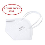 Mascarilla N95 Cubrebocas Antivirus 5 Capas (2 Mascarillas)