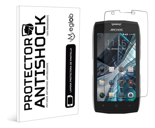 Protector De Pantalla Antishock Para Archos Sense 50x