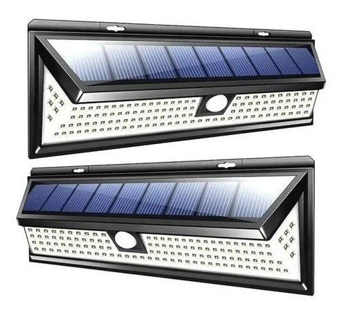 Foco Solar Exterior 118 Led Sensor Movimiento