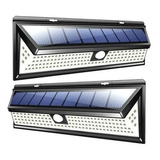 Foco Solar Exterior 118 Led Sensor Movimiento