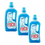 Detergente Líquido Foca 3 Pzs De 1 L C/u **envio Gratis**