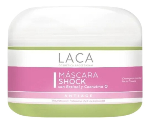 Máscara Shock Antiage Laca Con Retinol Y Coenzima Q 250 Gr.