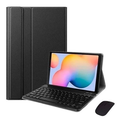 Funda Para Samsung Tab S6 Lite Magnetica Con Teclado Mouse 