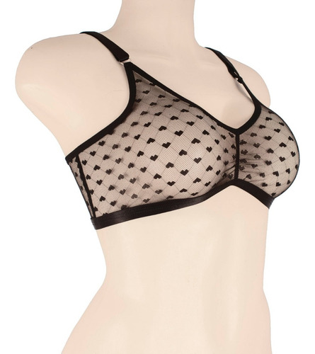 Bralette Sexy Transparente Lencería Para Mujer Duna