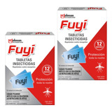 Tabletas Fuyi Repelente Mosquitos Insecticidas Pack 2x12un