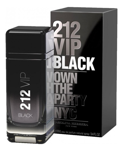 Carolina Herrera 212 Vip Black Edp 100ml 