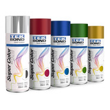 Tinta Spray Tek Bond Metálico Super Color Várias Cores 350ml