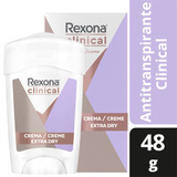 Desodorante Antitranspirante Clinical Extra Dry 48g Rexona