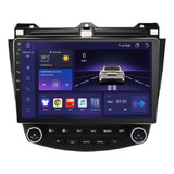 Estéreo 4+32g Carplay Auto Gps Para Honda Accord 2003-2007