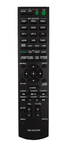 Control Remoto Para Home Sony Muteki Rm-aau203 204 205 206
