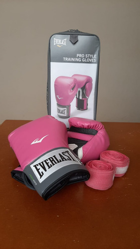 Luva Everlast Rosa 12 Oz