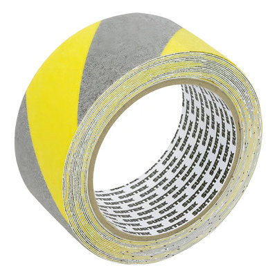 Cinta Adhesiva Antiderrapante Amarillo Con Negro 5 Metros
