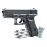 Pistola Aire Comprimido Co2 Glock 19 4,5mm Garrafas Balines
