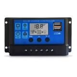 Controlador De Carga Solar 30a,12/24v Automático, Pwm