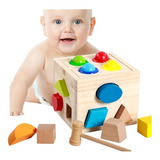 Juego Cubo De Encaje Juguete Bebe Madera