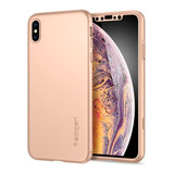 Funda Spigen De Lujo Thin Fit 360 Para iPhone XS Max