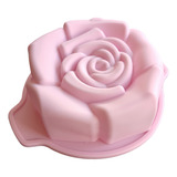 Molde Silicona Mini Budín Rosa Flor