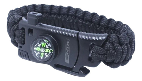 Pulseira Paracord Gac Sobrevivência Bússola Pederneira Ntk