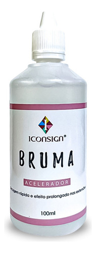 Bruma Acelerador Para Cola Extensão De Cílio Iconsign 100ml