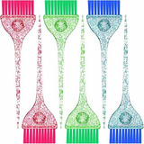 Accesorios - 6 Pieces Multicolor Glitter Hair Dye Brush Hair