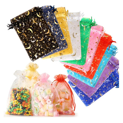 Bolsa De Regalo Mayoreo Bolsas De Boutique Para Dulces 100pc Mezclar Colores Courhope Bolsas De Organza