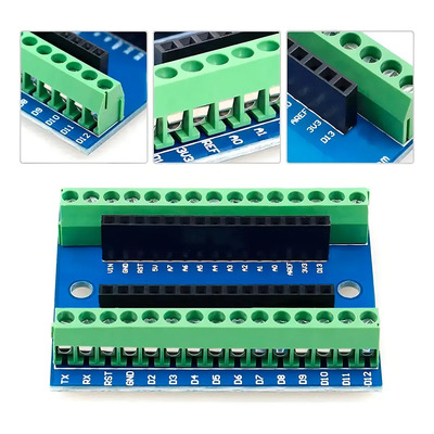Shield Tecneu Screw V3 Arduino Nano 5V Conexiones Seguras Borneras | MercadoLibre