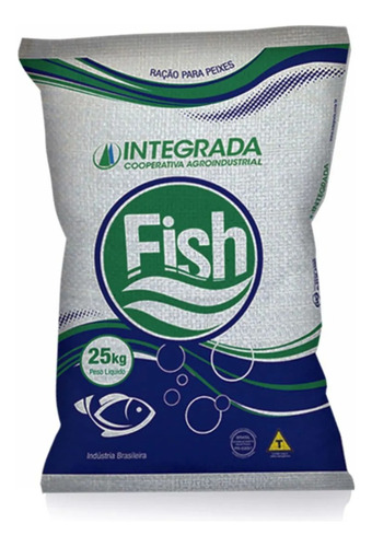 Ração Peixe Fish 36% Extrusada Tilapia - 1,8 Mm - 25 Kg