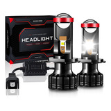 Kit De Faros Led H4 Proyector Alta Y Baja De La Lupa 24000lm