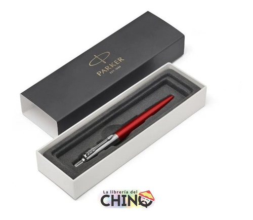 Boligrafo Parker Jotter Kessington Original Acero Color Rojo