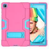 Funda Rosa Con Azul Rudo Soporte Galaxy Tab A7 10.4 T500